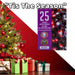 Christmas Cold White and Red String Lights 25 Bulbs 2m - 50cm Lead X 1
