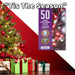 Christmas Cold White and Red String Lights 50 Bulbs 5m 30cm Lead X 1