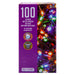 Christmas Cold White and Red String Lights 100 Bulbs 8m 50cm Lead X 1