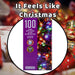 Christmas Cold White and Red String Lights 100 Bulbs 8m 50cm Lead X 1