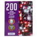 Christmas Cold White and Red String Lights 200 Bulbs 12m 50cm Lead X 1