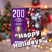 Christmas Cold White and Red String Lights 200 Bulbs 12m 50cm Lead X 1