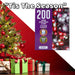 Christmas Cold White and Red String Lights 200 Bulbs 12m 50cm Lead X 1