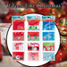 Christmas Gift Boxes 3 Xmas Themed Designs 3 Varied Designs X 1 11x8x1cm
