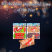 Christmas Gift Boxes 2 Xmas Themed Designs X 1 18x9x4cm Christmas Themed