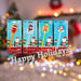 Christmas Glow Wand Varied Designs X 1 Santa,Snowman Reindeer,Gingerbread Man