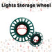 Christmas Lights Storage Wheel String Light Storage Green X 1