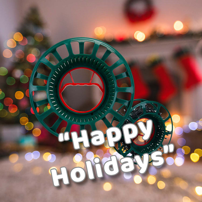 Christmas Lights Storage Wheel String Light Storage Green X 1