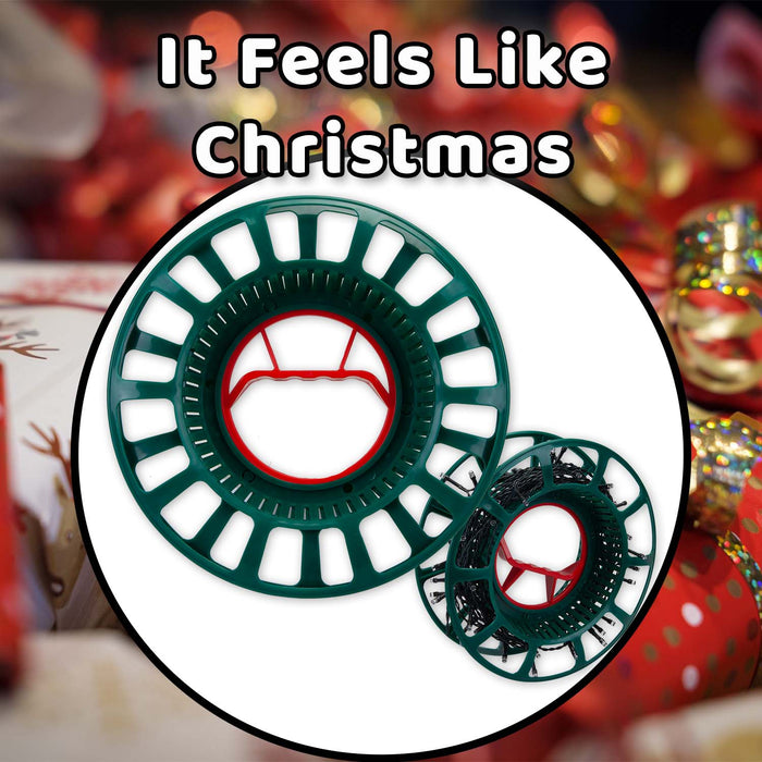 Christmas Lights Storage Wheel String Light Storage Green X 1