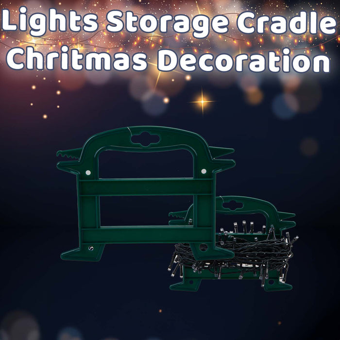 Christmas Lights Storage Cradle String Light Storage Green X 1