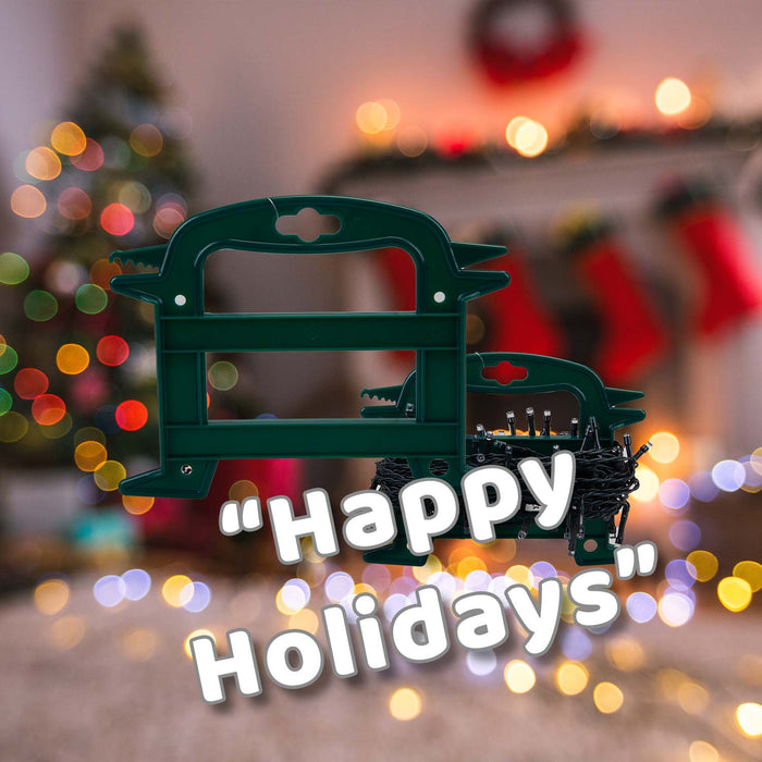 Christmas Lights Storage Cradle String Light Storage Green X 1