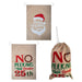 Christmas Santa Sack Xmas Themed 2 Varied Designs X 1 70x50cm Christmas Themed