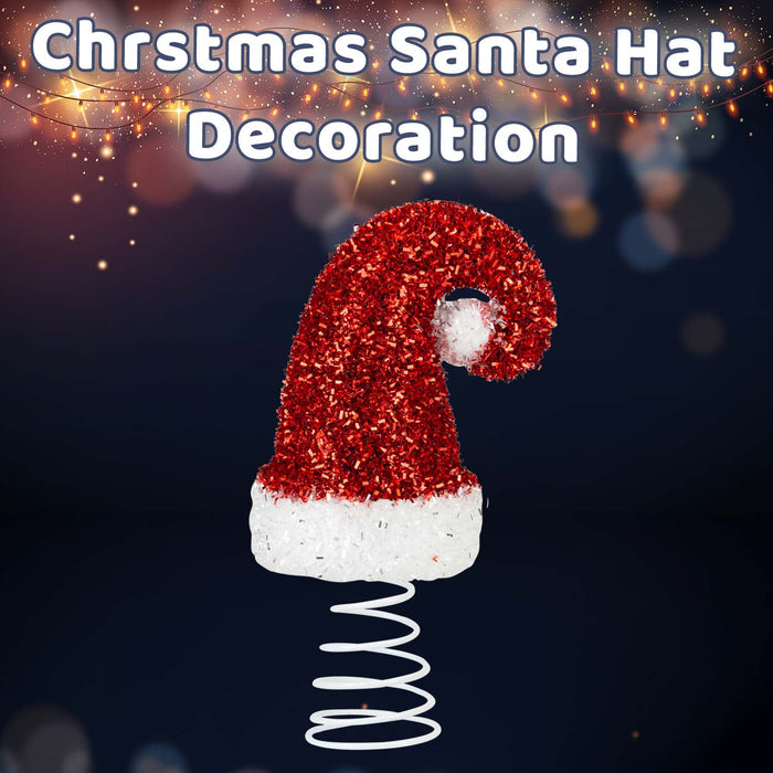 Christmas Santa Hat Decoration 20cm x 9.5cm Red X 1