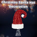 Christmas Santa Hat Decoration 23cm x 13cm Red X 1