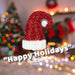Christmas Santa Hat Decoration 23cm x 13cm Red X 1