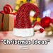 Christmas Santa Hat Decoration 23cm x 13cm Red X 1
