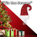 Christmas Santa Hat Decoration 23cm x 13cm Red X 1