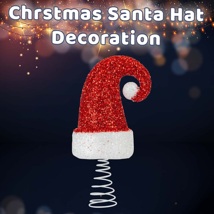 Christmas Santa Hat Decoration 29cm x 14cm Red X 1