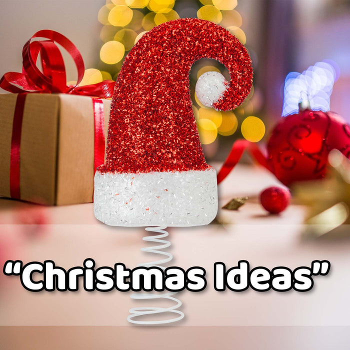 Christmas Santa Hat Decoration 29cm x 14cm Red X 1