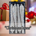 Christmas Tree Decoration Crystal Look Icicles Ornament X 4 17cm Crystal