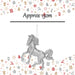 Christmas Tree Decoration Hanging Glitter Unicorn Ornament Silver
