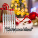 Christmas Tree Decoration Hanging Glitter Snowflake Icicles 6 Silver