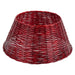 Christmas Tree Skirt Decoration 57cm x 57cm Red X 1