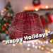 Christmas Tree Skirt Decoration 57cm x 57cm Red X 1