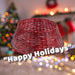 Christmas Tree Skirt Decoration 70cm x 70cm Red X 1