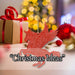 Christmas Tree Decoration Hanging Glitter Flying Unicorn X Red