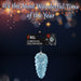 Christmas Tree Decoration Hanging Acrylic Angel Wings X Ice Blue
