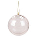 Christmas Bauble Decoration Hanging Tree Ornament X 1 12cm Rose Gold