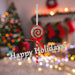 Christmas Decoration Mini Candy Cane Lollipops X 2 24. 5cm Red, White