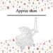 Christmas Tree Decoration Iridescent Acrylic Pram Ornament X