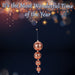 Christmas Bauble Decoration Hanging Tree Ornament X 4 31cm Rose Gold