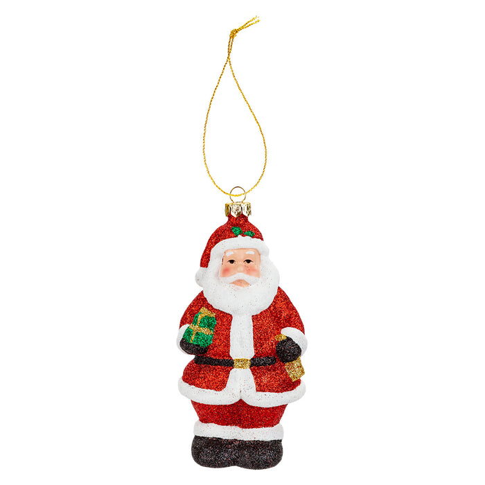 Christmas Tree Decoration Ornament X 1 14cm x 6.5cm x 5.5cm Santa Bell