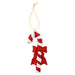 Christmas Tree Decoration Candy Cane Ornament X  18.2cm x 8cm x 2.3cm Red