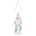 Christmas Tree Decoration Silver Standing Santa X
