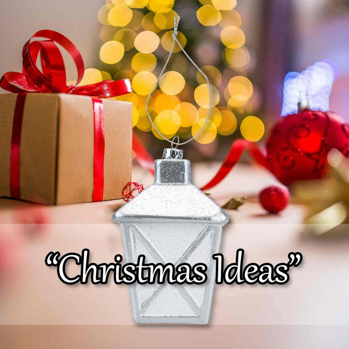 Christmas Tree Decoration Glitter Lantern Ornament