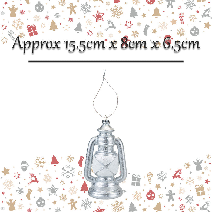 Christmas Tree Decoration Glitter Lamp Ornament