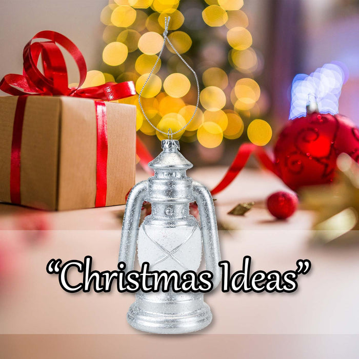 Christmas Tree Decoration Glitter Lamp Ornament