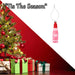 Christmas Tree Decoration Glitter Lipstick Ornament X 1 11. 5x2. 6x2. 6cm Lipstick