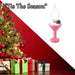 Christmas Tree Decoration Glitter Cocktail Ornament X 1 11x6. 5x6. 5cm Cocktail
