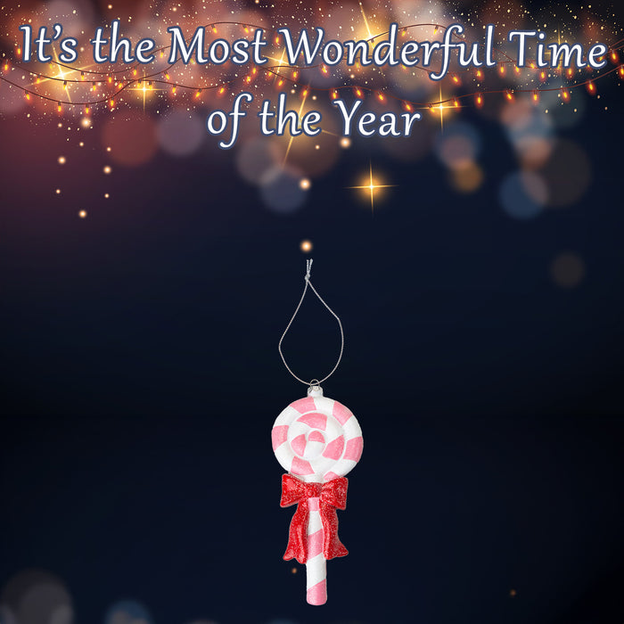Christmas Tree Decoration Lollipop Ornament X 1 18. 6cm x 7. 6cm x 2cm Lollipop