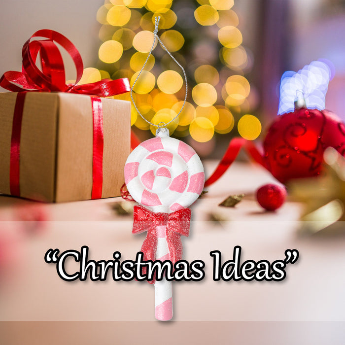 Christmas Tree Decoration Lollipop Ornament X 1 18.6cm x 7.6cm x 2cm Lollipop