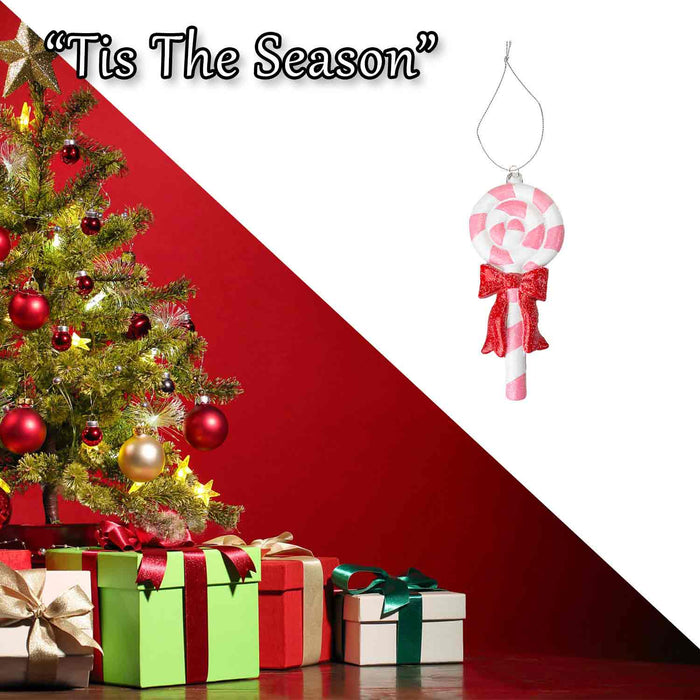 Christmas Tree Decoration Lollipop Ornament X 1 18. 6cm x 7. 6cm x 2cm Lollipop
