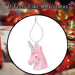 Christmas Tree Decoration Glitter Unicorn Ornament X 1 13cm x 9cm x 4cm Unicorn