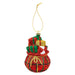 Christmas Decoration Xmas Santa Sack X 1 13cm x 8cm x 8cm Xmas Santa Sack