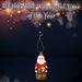 Christmas Tree Decoration Glitter Santa With Sack With