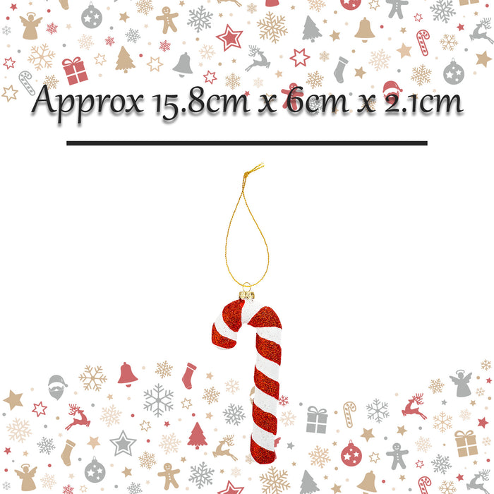 Christmas Tree Decoration Hanging Candy Cane X 1 15.8x6x2.1cm Candy Cane